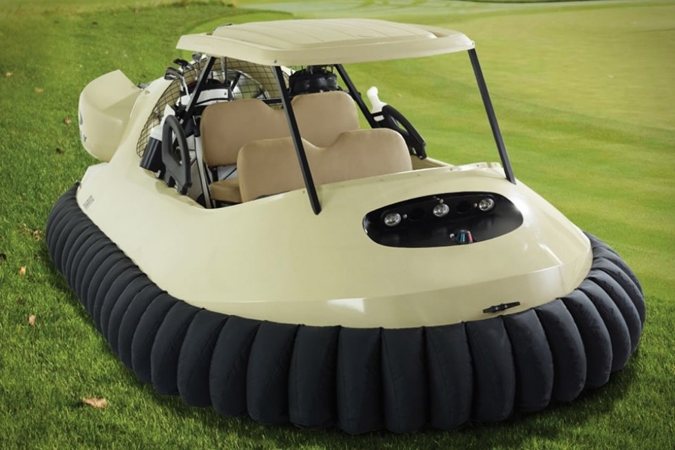 Golfvogn som hovercraft