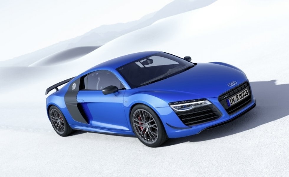 Audi R8 LMX  verdens første serieproducerede bil med laserforlygter 